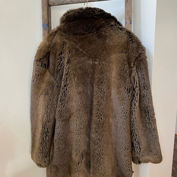 Free People Faux Fur Coat - Picture 6 of 7